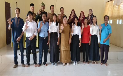 Pelepasan siswa/siswi SMAN 5 Pinggir yang lolos beasiswa sawit 2025